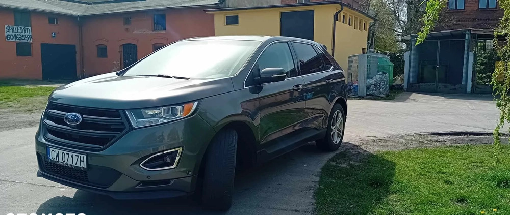 Ford EDGE cena 89950 przebieg: 134000, rok produkcji 2017 z Włocławek małe 79